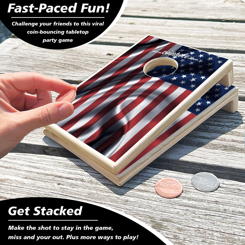 American Flag Coinhole™ Game Set