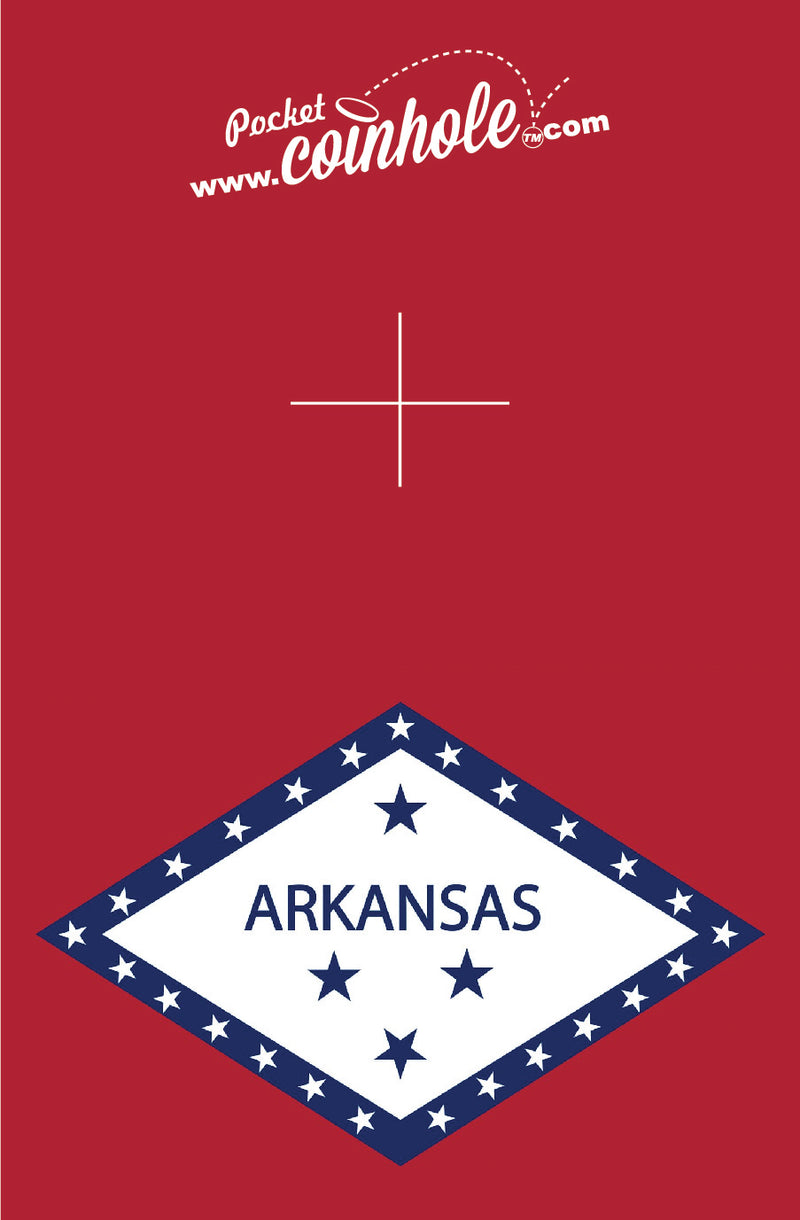 Arkansas State Flag POCKET Coinhole®