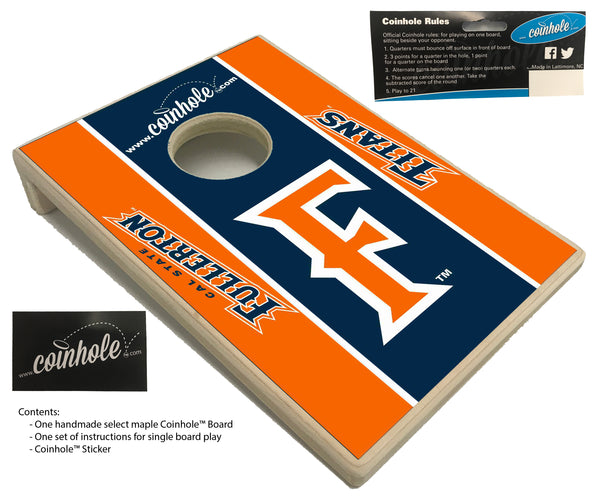 California State University Fullerton Coinhole® Single Board