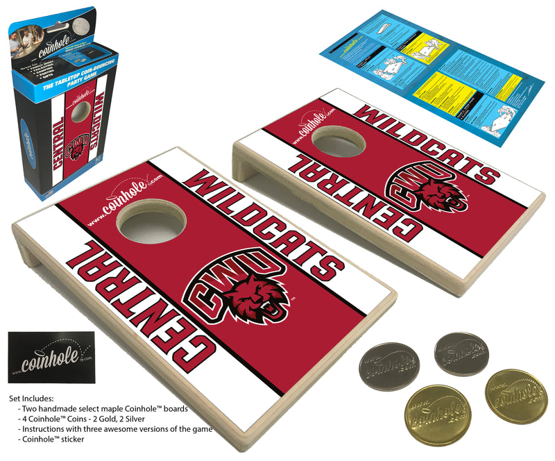 Central Washington University Wildcats Coinhole® Full Game Set