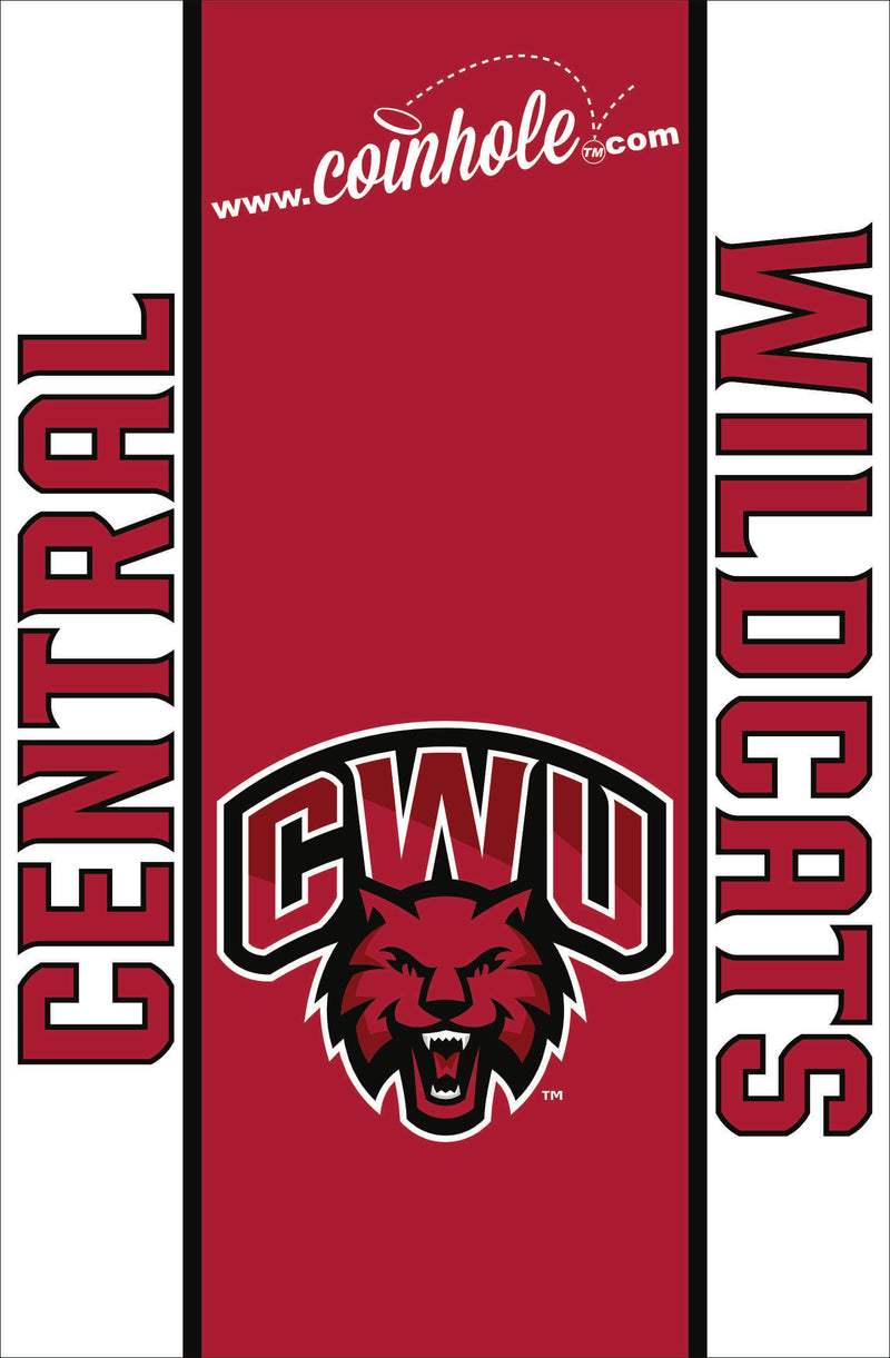 Central Washington University Wildcats Coinhole® Full Game Set