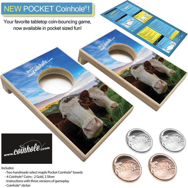 Cows POCKET Coinhole®