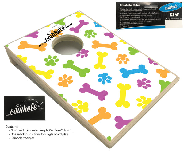 Dog Bone Coinhole® Single Board