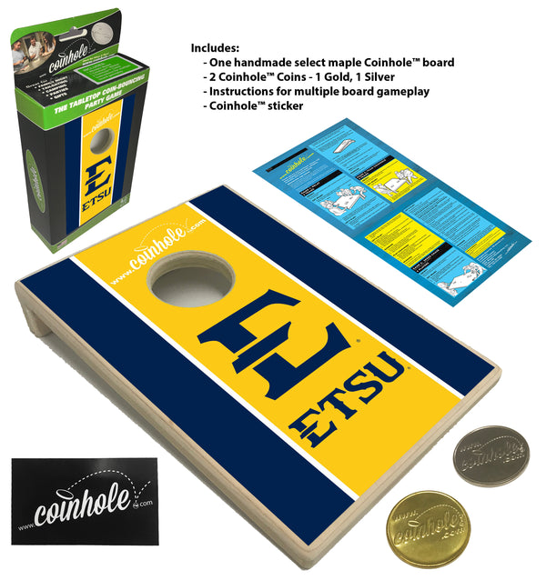East Tennessee State University Coinhole™ Board