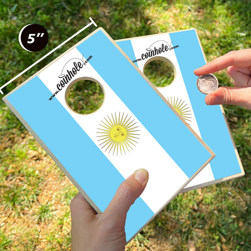 Argentina Flag Coinhole® Game Set