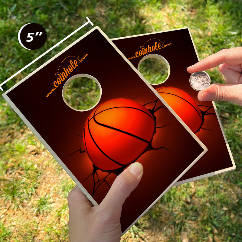 Basketball Coinhole® Game Set