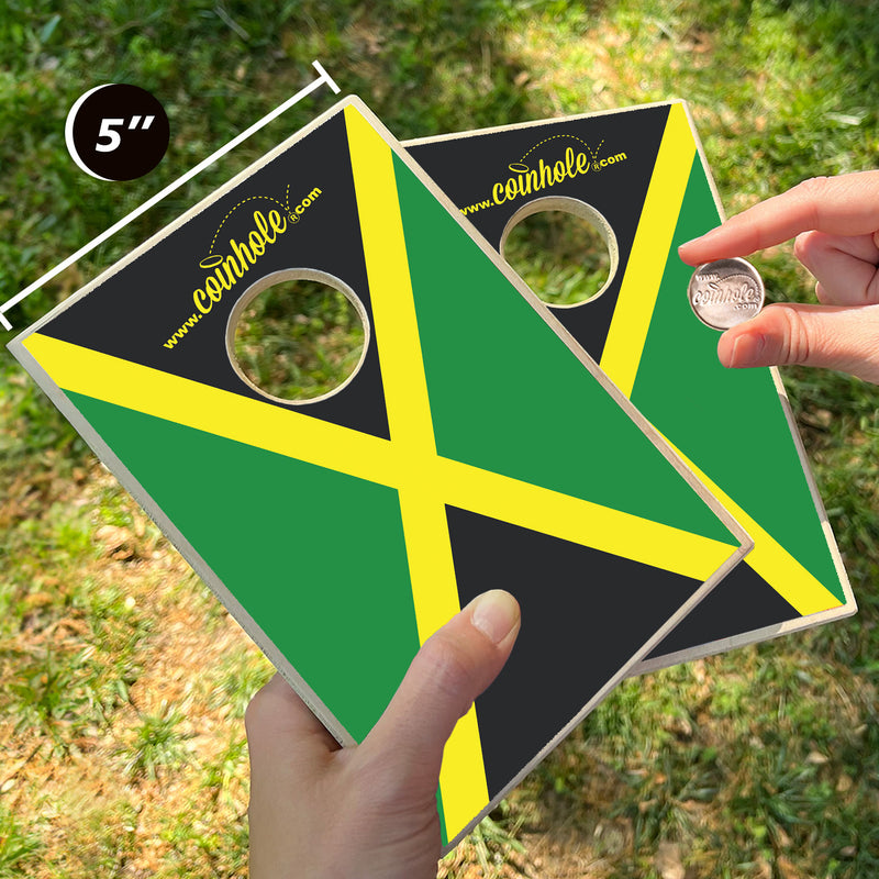 Jamaica Flag Coinhole® Game Set