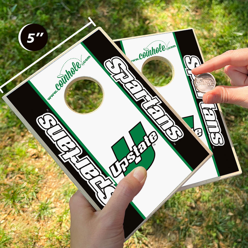 South Carolina Upstate Spartans Coinhole® Tabletop Game Set