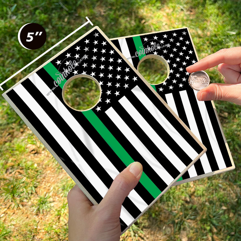 Thin Green Line Coinhole® Full Game Set