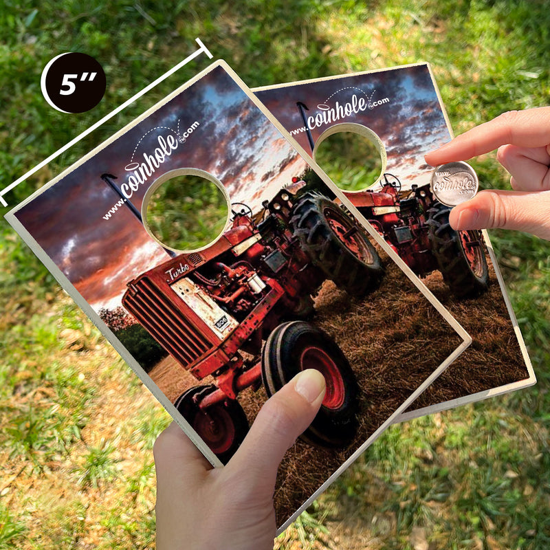 Tractor Coinhole® Tabletop Game Set