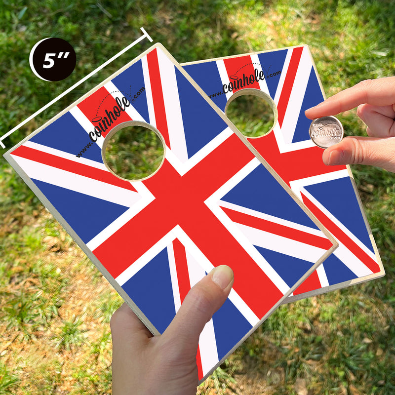 United Kingdom Flag Coinhole® Tabletop Game Set