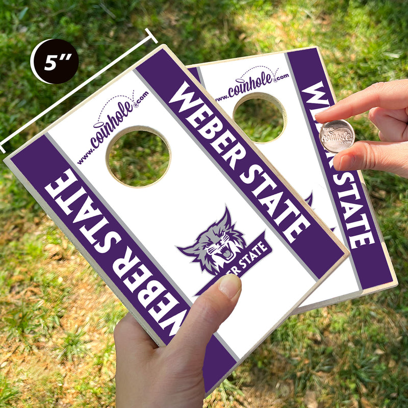 Weber State University Coinhole® Tabletop Game Set