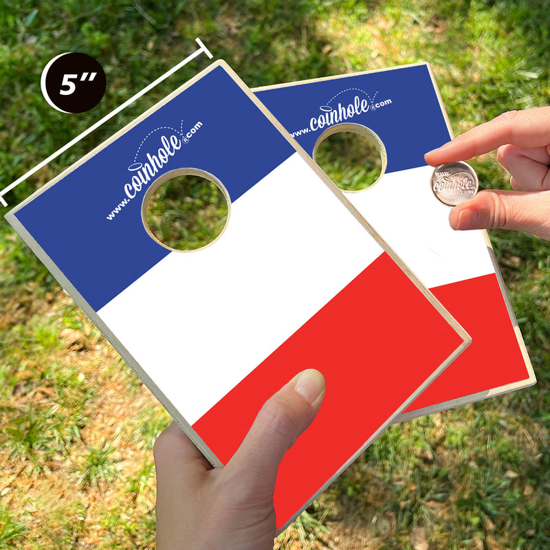 France Flag Coinhole® Tabletop Game Set