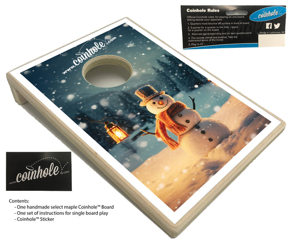 Snowman Coinhole® Single Board