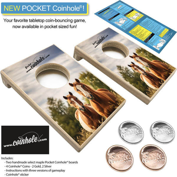 Horses POCKET Coinhole®