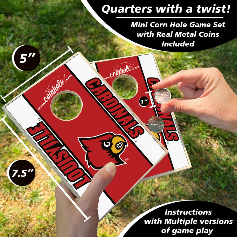 Louisville - The University of Coinhole® Tabletop Game Set