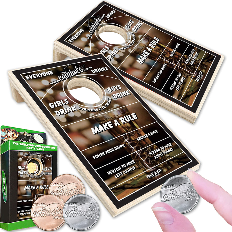 Drinking Game Coinhole® Tabletop Game Set