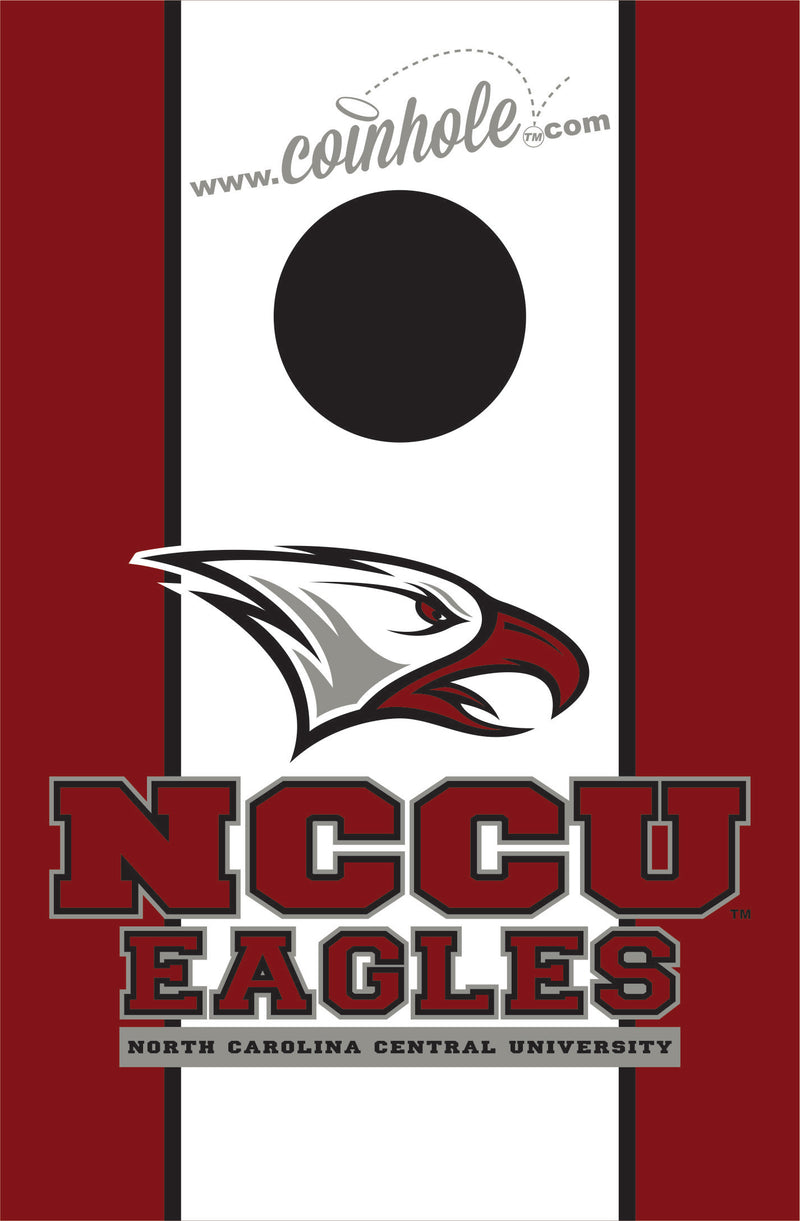 North Carolina Central University Coinhole® Board
