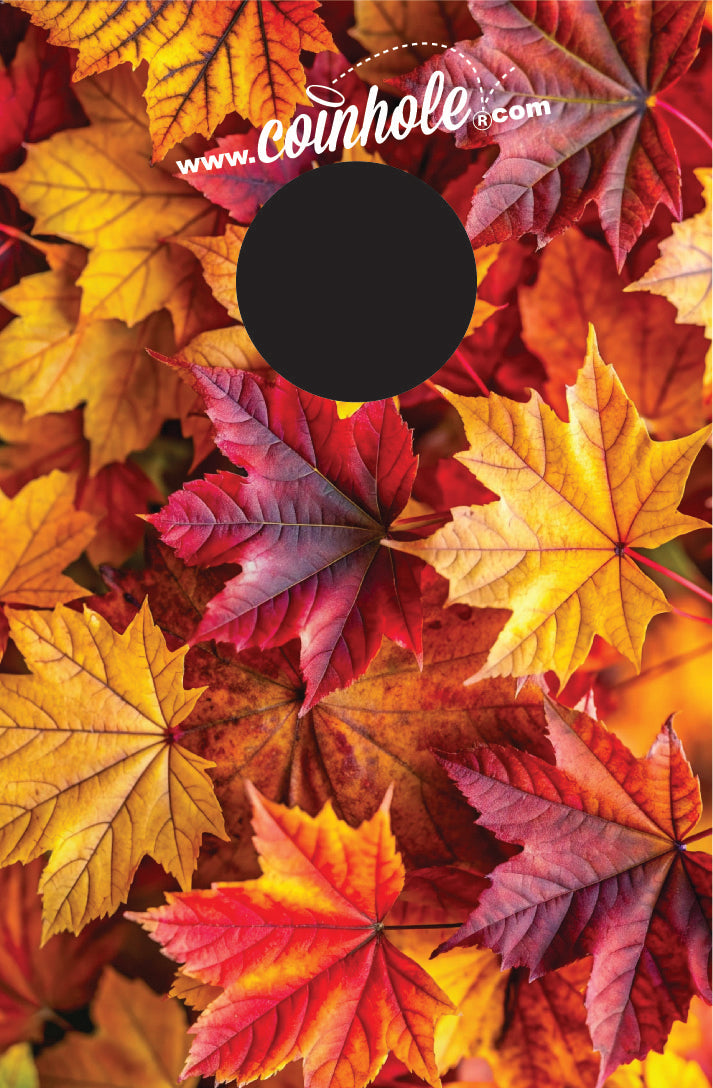 Fall Leaves Coinhole® Single Board