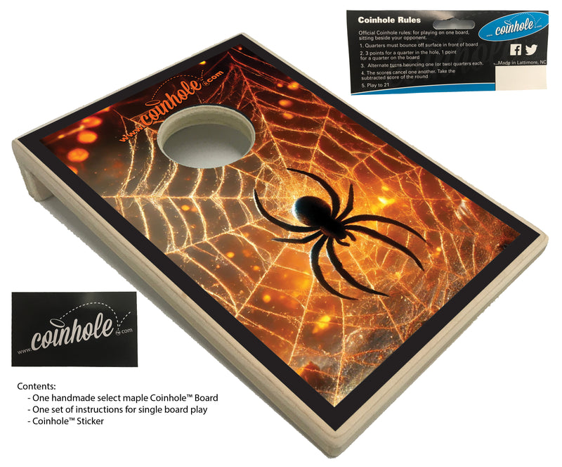 Spider Web Coinhole® Single Board