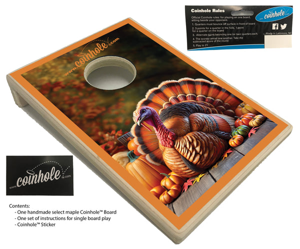 Thanksgiving Coinhole® Single Board