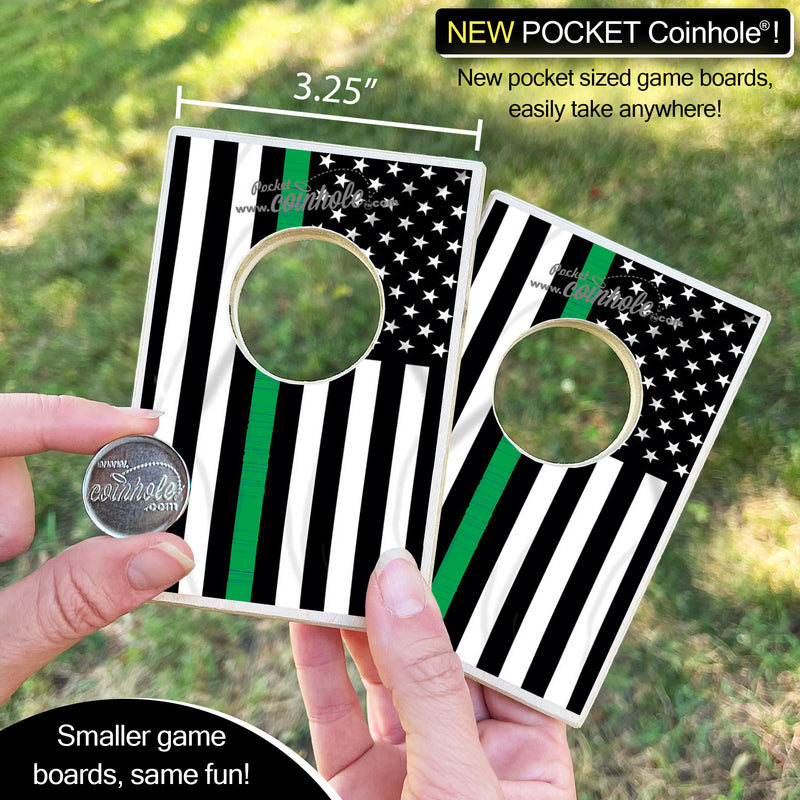 Thin Green Line POCKET Coinhole®