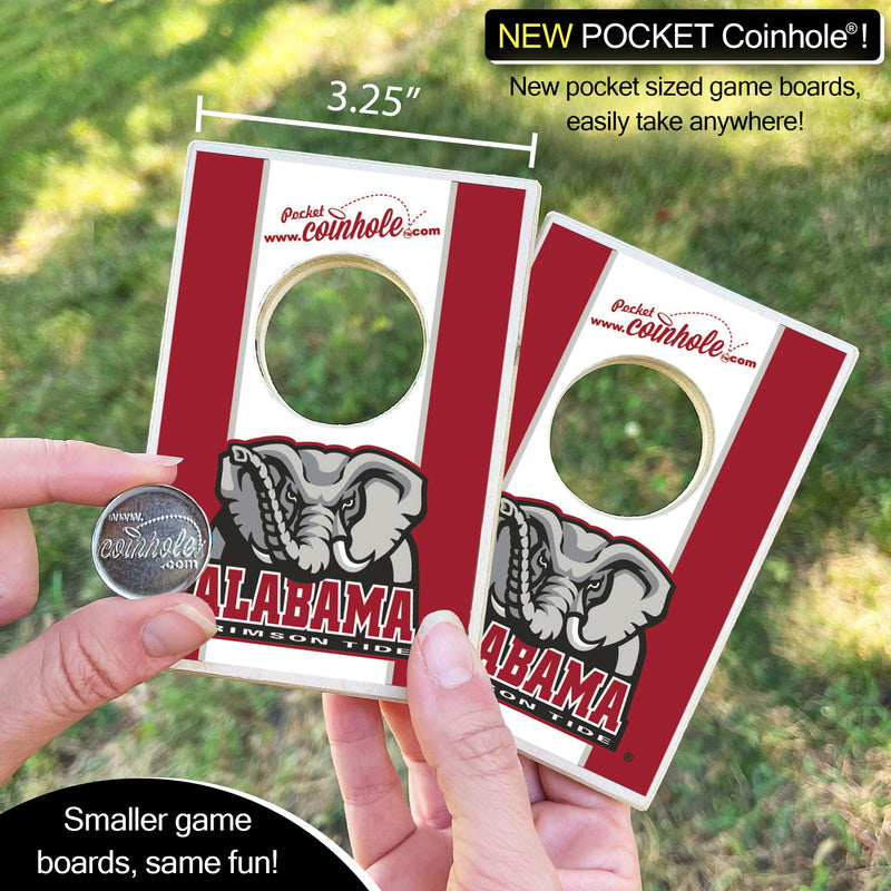 Alabama Crimson Tide Mascot POCKET Coinhole®