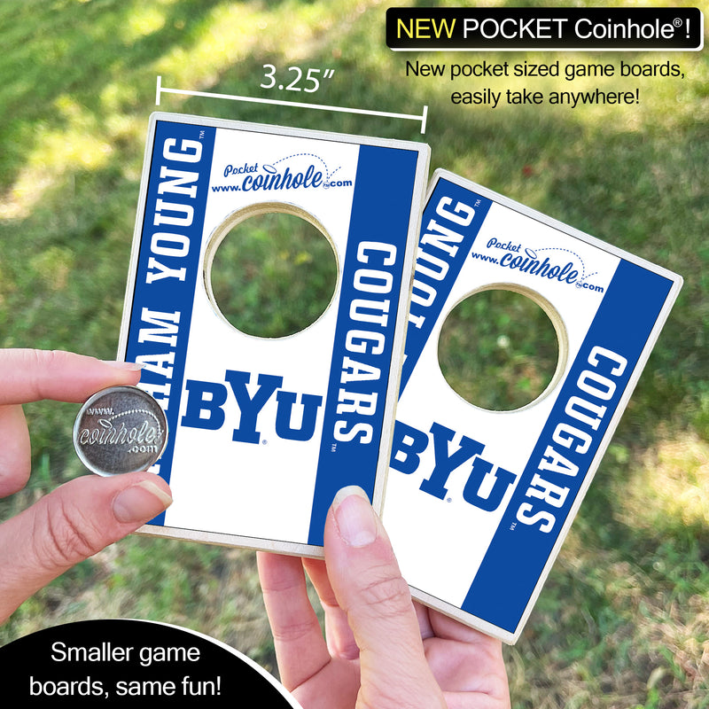 Bringham Young POCKET Coinhole®