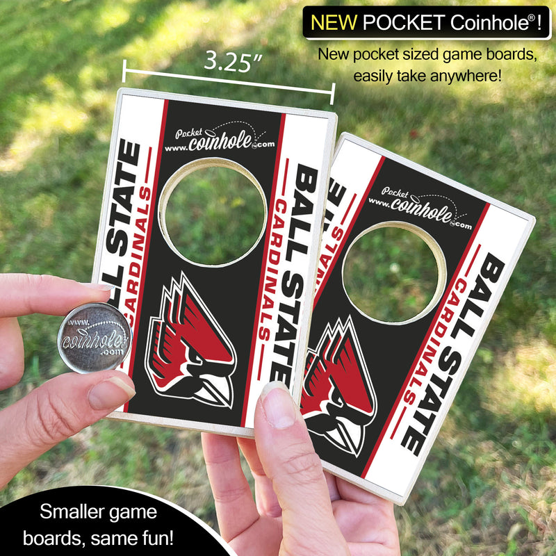 Ball State Cardinals POCKET Coinhole®