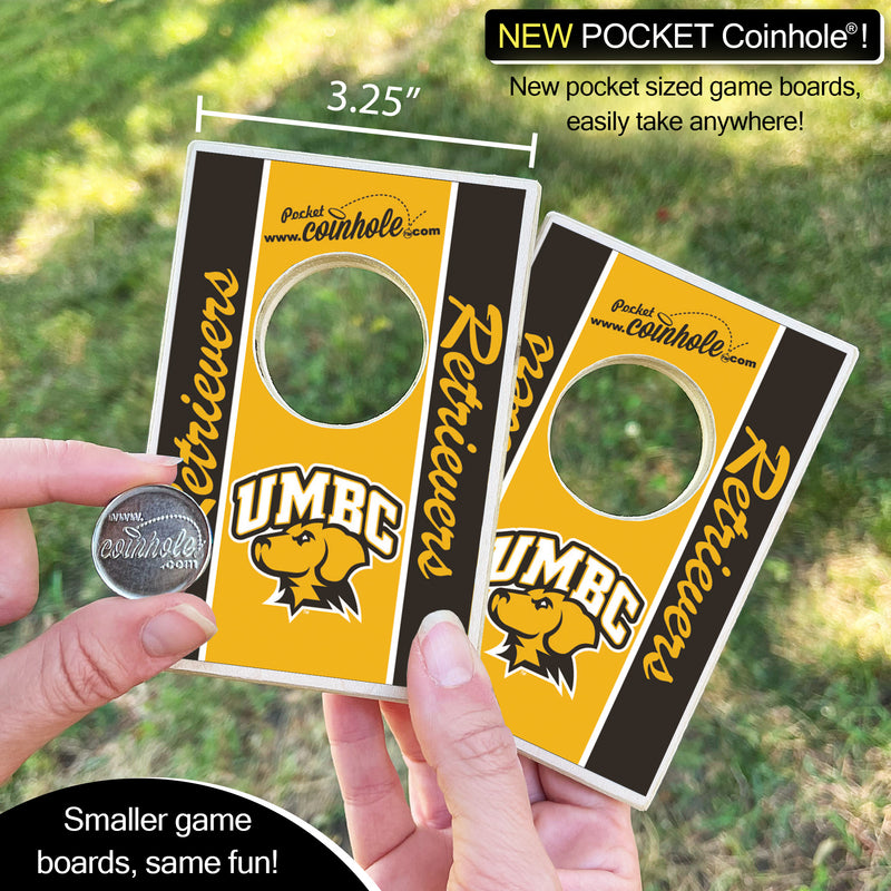 University of Maryland Baltimore County UMBC POCKET Coinhole®