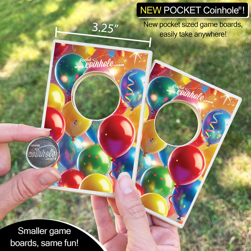 Birthday Balloon POCKET Coinhole®