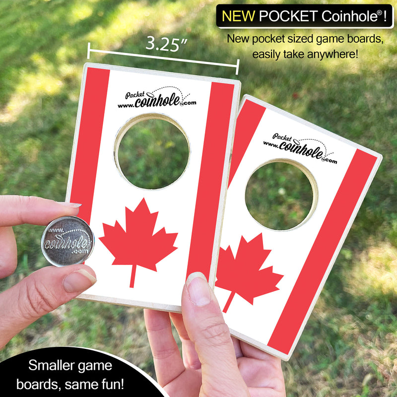 Canada Flag POCKET Coinhole®