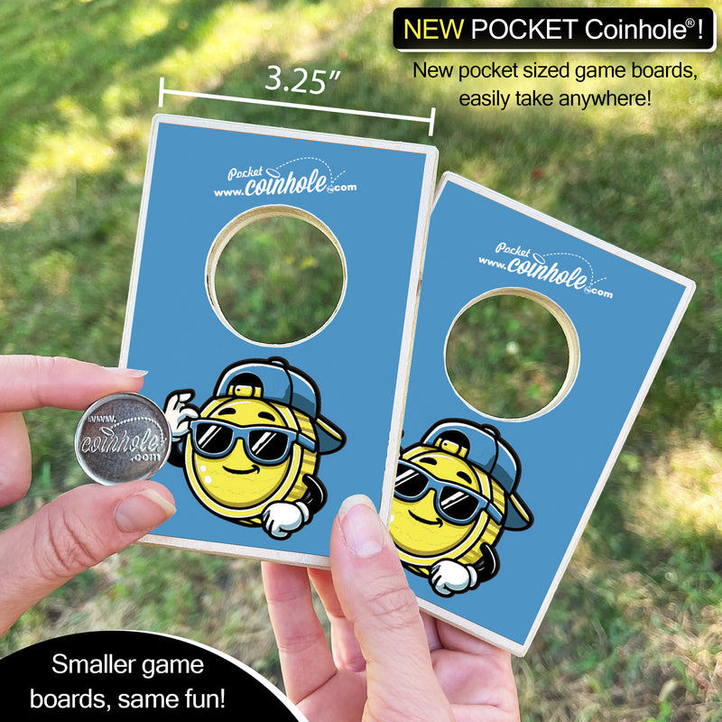 Blue Coin POCKET Coinhole®