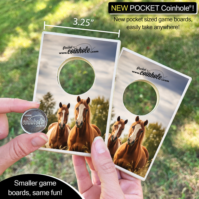 Horses POCKET Coinhole®