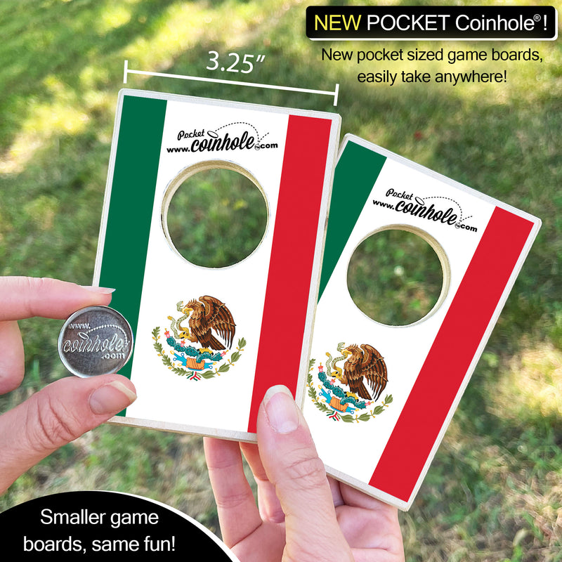 Mexico Flag POCKET Coinhole®