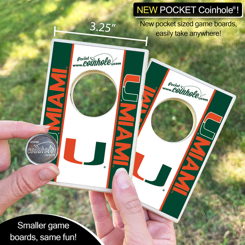 University of Miami POCKET Coinhole®