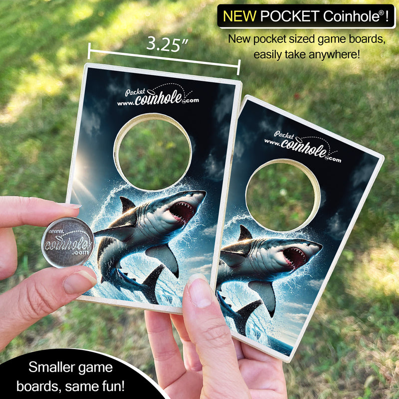 Shark Bite POCKET Coinhole®