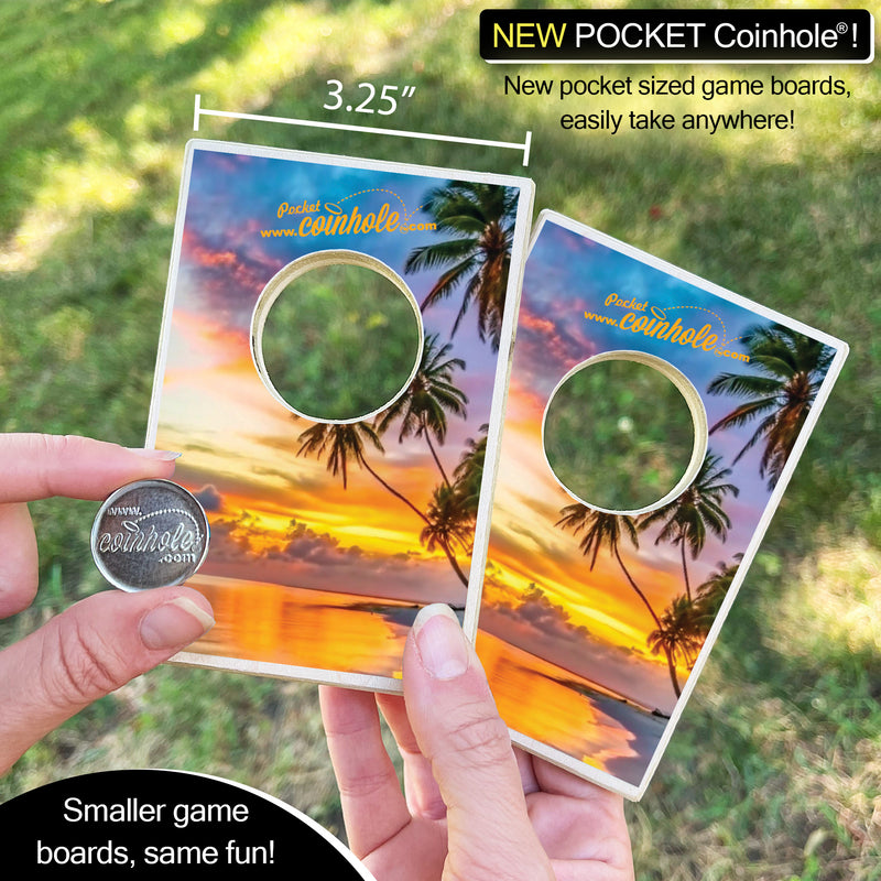 Sunset Beach POCKET Coinhole®