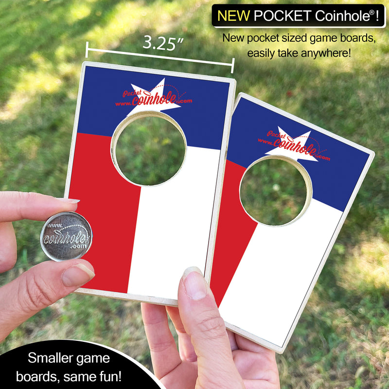 Texas Flag POCKET Coinhole®