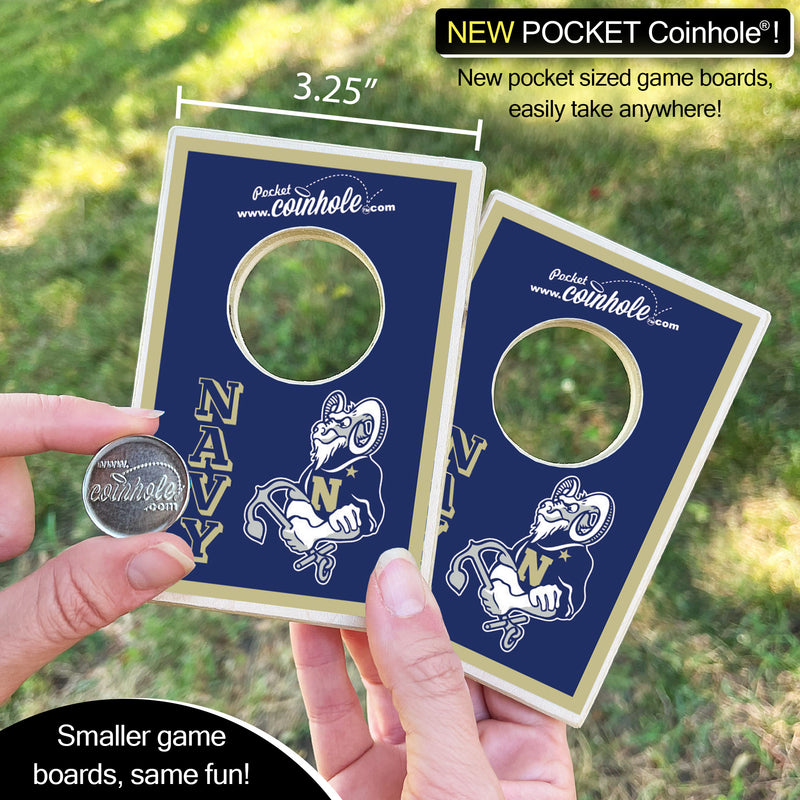 US Naval Academy POCKET Coinhole®