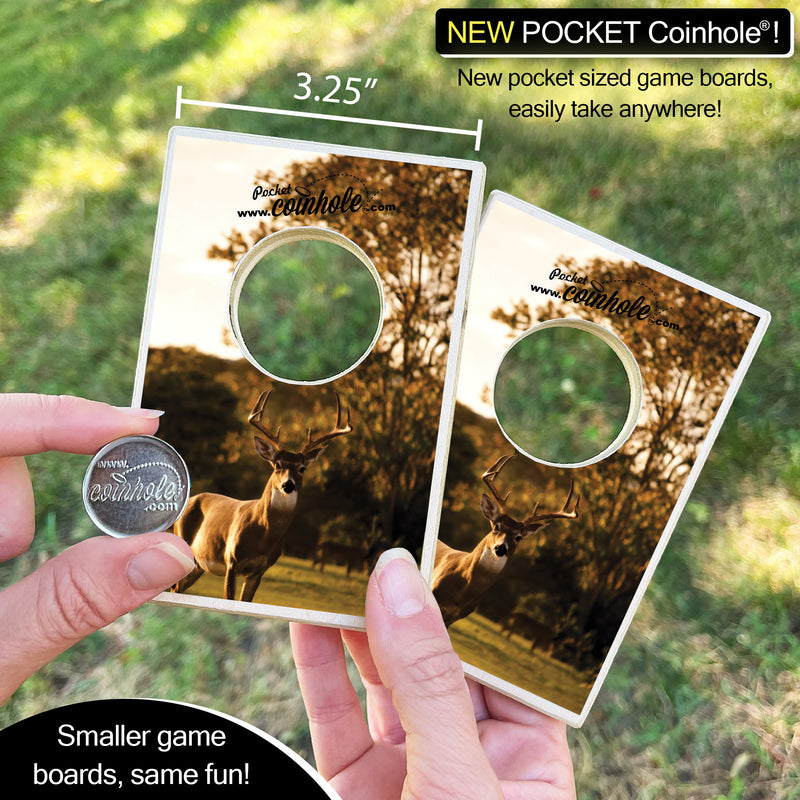 White Tail Deer POCKET Coinhole®