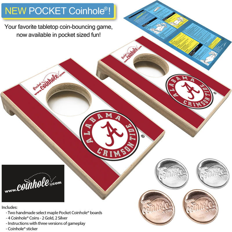 Alabama Crimson Tide POCKET Coinhole®