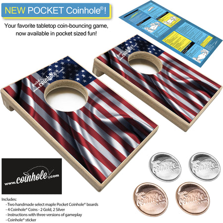 American Flag POCKET Coinhole®