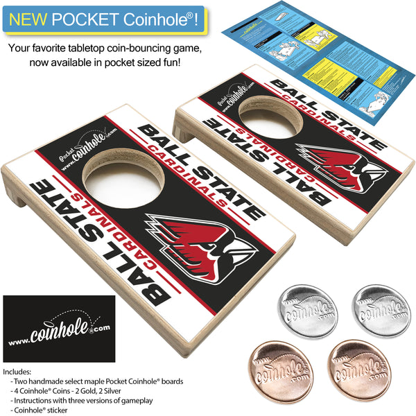 Ball State Cardinals POCKET Coinhole®