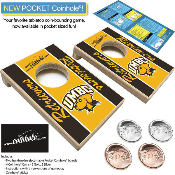 University of Maryland Baltimore County UMBC POCKET Coinhole®