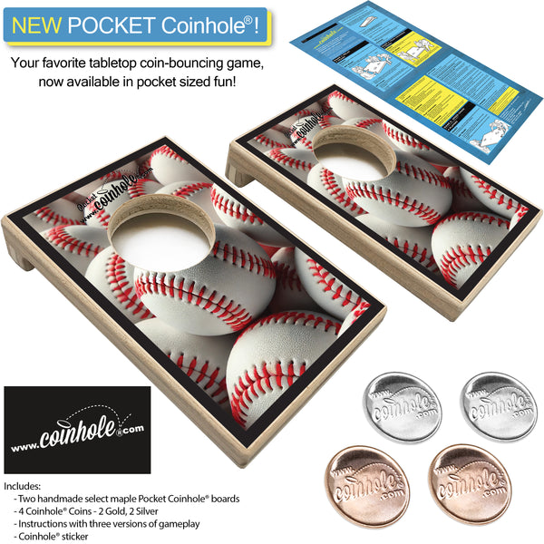 Baseball Balls POCKET Coinhole®