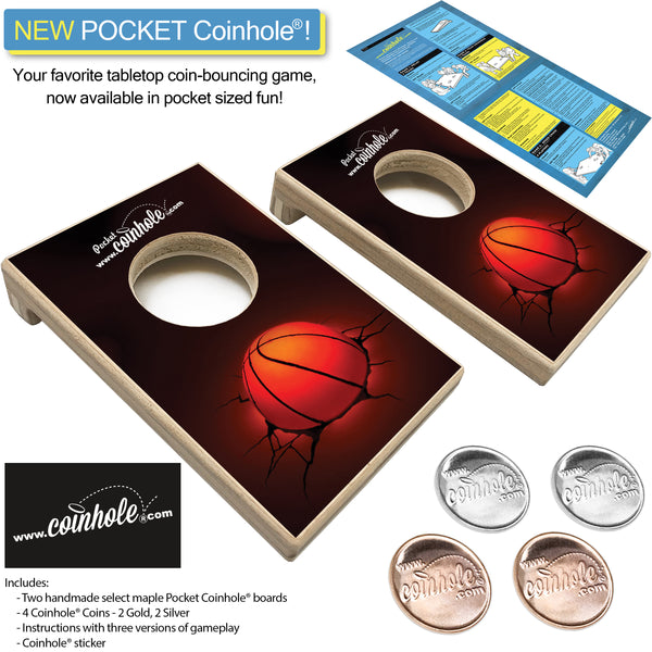 Basketball POCKET Coinhole®