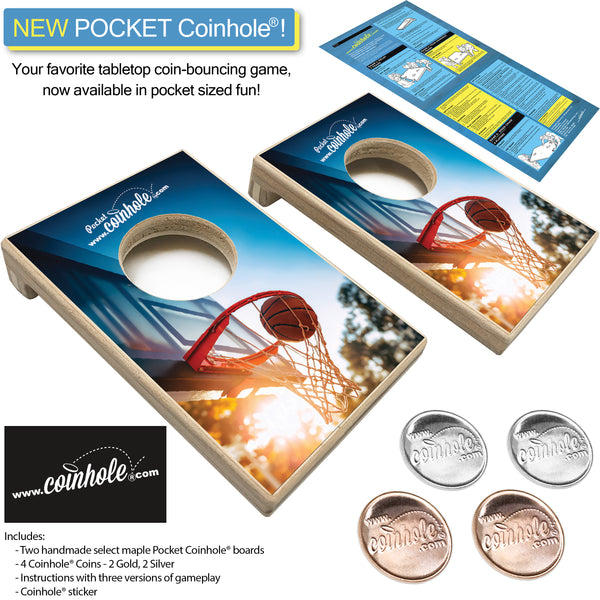 Basketball Hoop POCKET Coinhole®