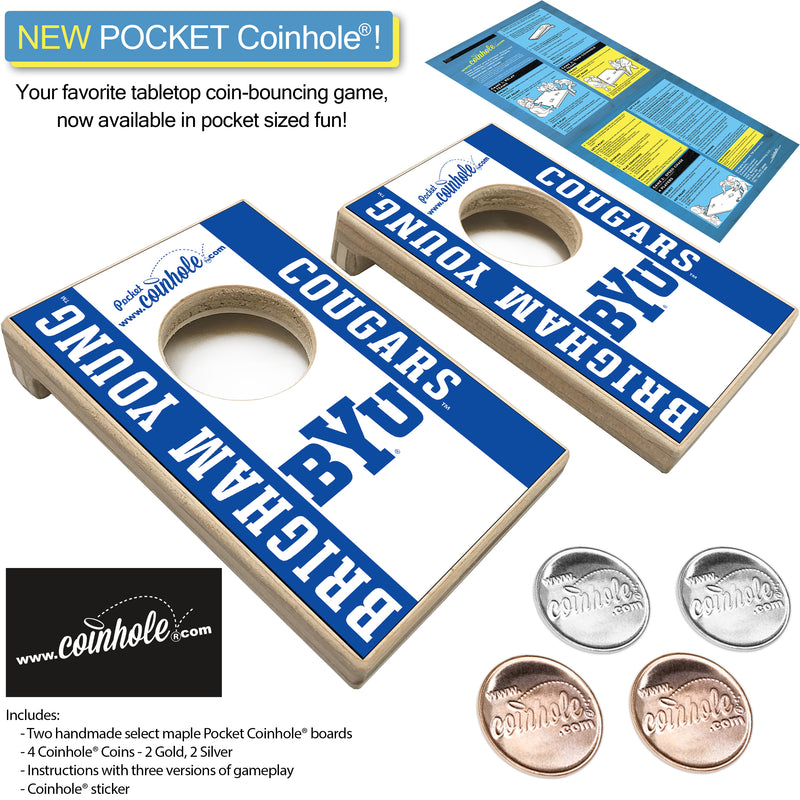 Bringham Young POCKET Coinhole®