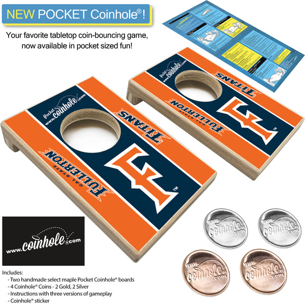 California State Fullerton University POCKET Coinhole®